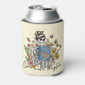 Nog een hoofdstuk Floral Skeleton Blikjeskoeler (Blikje Achterkant)