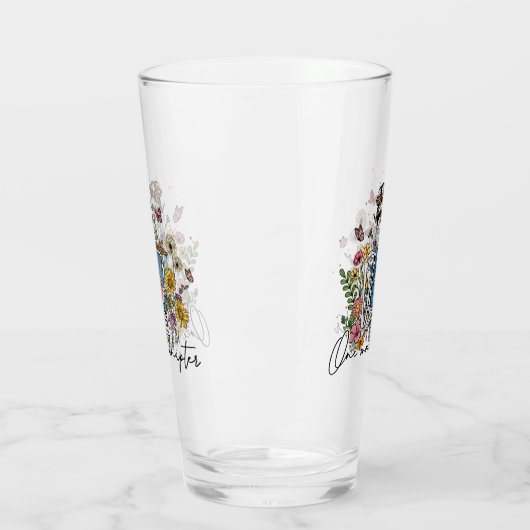Nog een hoofdstuk Floral Skeleton Glas (Links)