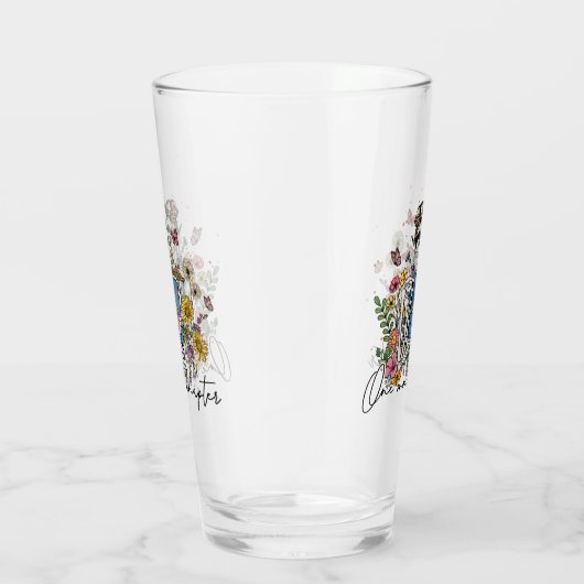 Nog een hoofdstuk Floral Skeleton Glas (Rechts)