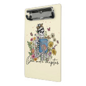Nog een hoofdstuk Floral Skeleton Mini Klembord (Angled2)
