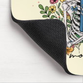 Nog een hoofdstuk Floral Skeleton Muismat (Hoek)