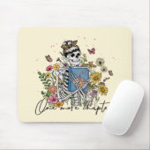 Nog een hoofdstuk Floral Skeleton Muismat (Met muis)