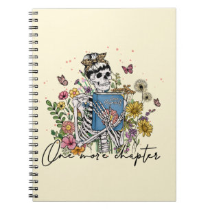 Nog een hoofdstuk Floral Skeleton Notitieboek