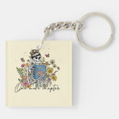 Nog een hoofdstuk Floral Skeleton Sleutelhanger (Achterkant)