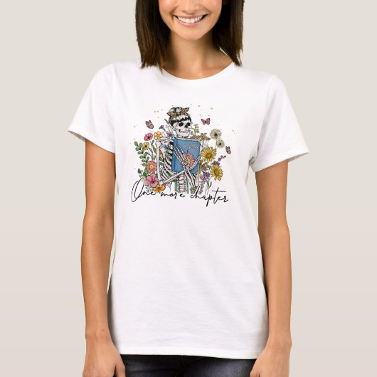 Nog een hoofdstuk Floral Skeleton T-shirt (Voorkant)