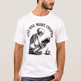 Nog een hoofdstuk - Funny Skeleton Book Lover T-shirt