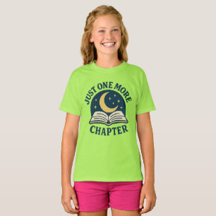 Nog een hoofdstuk - Gezellige nachtelijke boekenli T-shirt