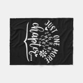 Nog één hoofdstuk. Grappig leesontwerp Fleece Deken (Voorkant (Horizontaal))