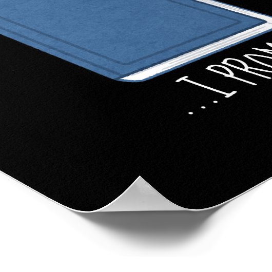 Nog één hoofdstuk... Ik beloof het Poster (Hoek)