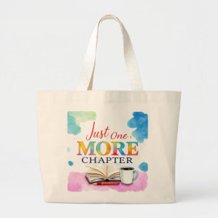 Nog één hoofdstuk   Jumbo Canvas tas voor boek
