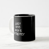 Nog één hoofdstuk | Meer lezen Tweekleurige Koffiemok (Voorkant links)