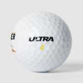 Nog een hoofdstuk of vijf grappige boekenliefhebbe golfballen (Logo)