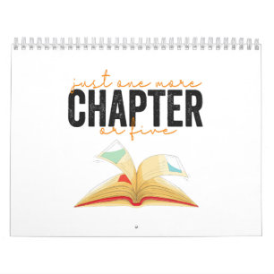 Nog een hoofdstuk of vijf grappige boekenliefhebbe kalender