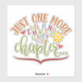 Nog één hoofdstuk. Ontwerp lezen voor studenten Sticker (Vel)