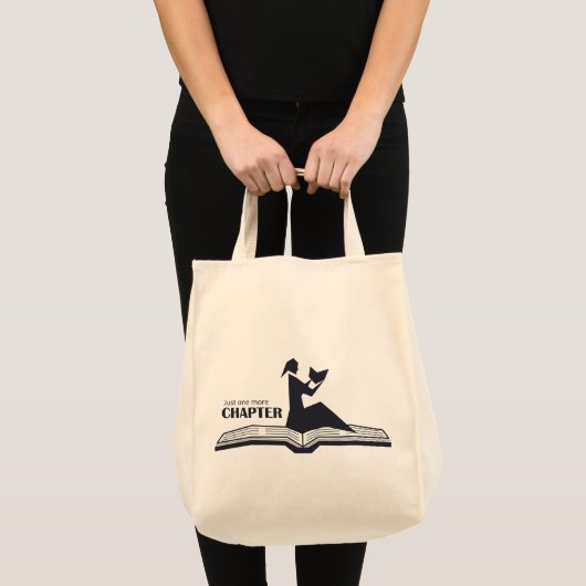 Nog een hoofdstuk open boek - Vrouw lezen Tote Bag (Voorkant (product))