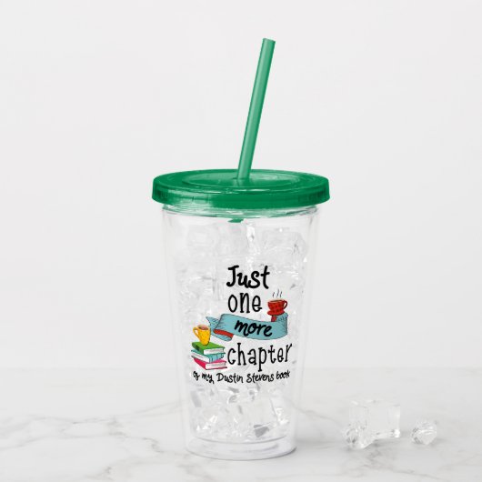 Nog een hoofdstuk over mijn Dustin Stevens boek Acryl Drinkbeker (Achterkant ijs)