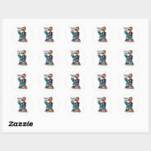 Nog één hoofdstuk ronde sticker (Vel)