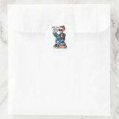 Nog één hoofdstuk ronde sticker (Tas)