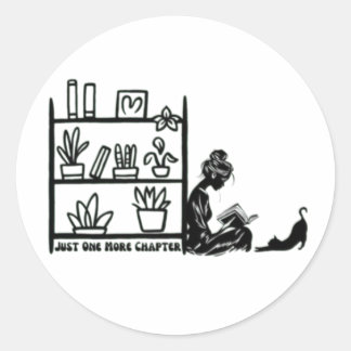 Nog één hoofdstuk ronde sticker