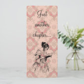 Nog een hoofdstuk...  roze kaart Bladwijzer (Staand voorkant)