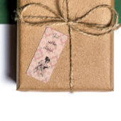 Nog een hoofdstuk...  roze kaart Bladwijzer Mini Visitekaartje