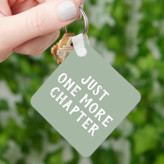 Nog Één Hoofdstuk Sage Groen Sleutelhanger