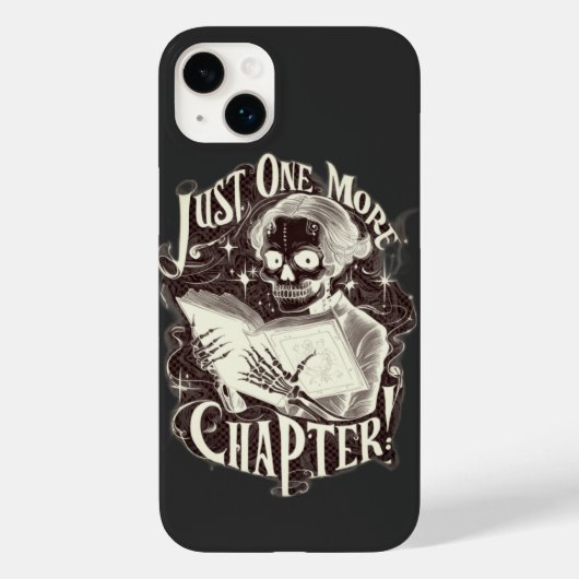 Nog een hoofdstuk Skeleton Reader grappig Case-Mate iPhone Case (Achterkant)