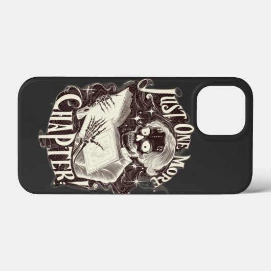 Nog een hoofdstuk Skeleton Reader grappig Case-Mate iPhone Case (Achterkant (horizontaal))