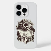 Nog een hoofdstuk Skeleton Reader grappig Case-Mate iPhone Case (Achterkant)