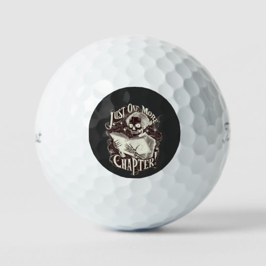 Nog een hoofdstuk Skeleton Reader grappig Golfballen (Voorkant)