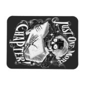 Nog een hoofdstuk Skeleton Reader grappig Magneet (Horizontaal)