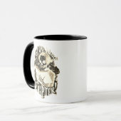 Nog een hoofdstuk Skeleton Reader grappig Mok (Voorkant links)