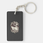 Nog een hoofdstuk Skeleton Reader grappig Sleutelhanger (achterkant)