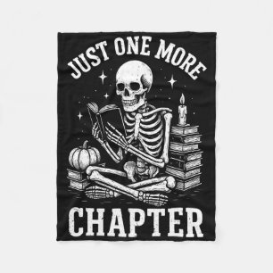 Nog een hoofdstuk Skeleton Reader Leesboek Fleece Deken