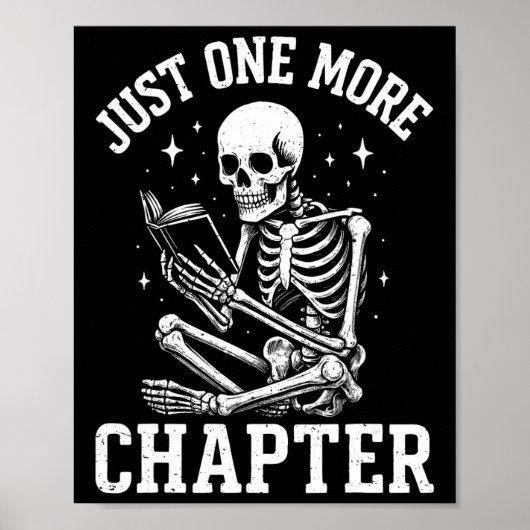 Nog een hoofdstuk Skeleton Reader Leesboek Poster (Voorkant)