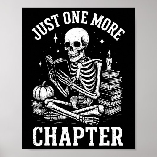Nog een hoofdstuk Skeleton Reader Leesboek Poster (Voorkant)