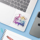 Nog Een Hoofdstuk Sticker (Laptop met iPhone)