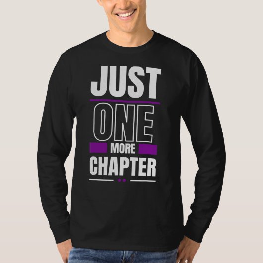Nog één hoofdstuk t-shirt (Voorkant)