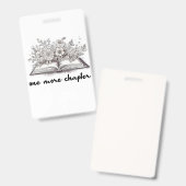 Nog een hoofdstukboek met bloemen badge (Voor- en achterkant)