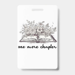 Nog een hoofdstukboek met bloemen badge