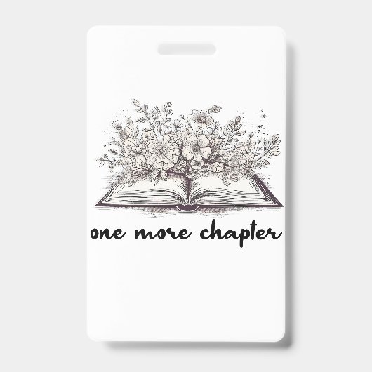 Nog een hoofdstukboek met bloemen badge (Voorzijde)