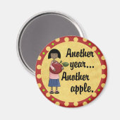 Nog een jaar, een andere Apple Teacher Magneet (Voorkant / Achterkant)