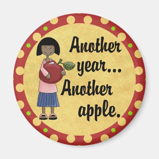 Nog een jaar, een andere Apple Teacher Magneet (Voorkant)