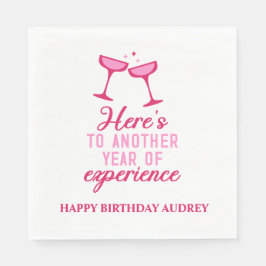 Nog een jaar ervaring met gepersonaliseerde verjaa servet