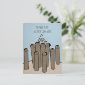 Nog een jaar grijs haar Funny Old Birthday Briefka Briefkaart (Staand voorkant)