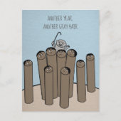 Nog een jaar grijs haar Funny Old Birthday Briefka Briefkaart (Voorkant)