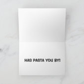 Nog een jaar is aan je voorbijgepasta! kaart (Binnen)