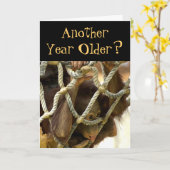 Nog een jaar oude verjaardagskaart kaart (Gele Bloem)