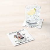 "Nog een jaar ouder", 65 Grappig verjaardagscadeau Kartonnen Onderzetters (Insitu)