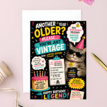 Nog een jaar ouder? Je bent nu gewoon vintage!